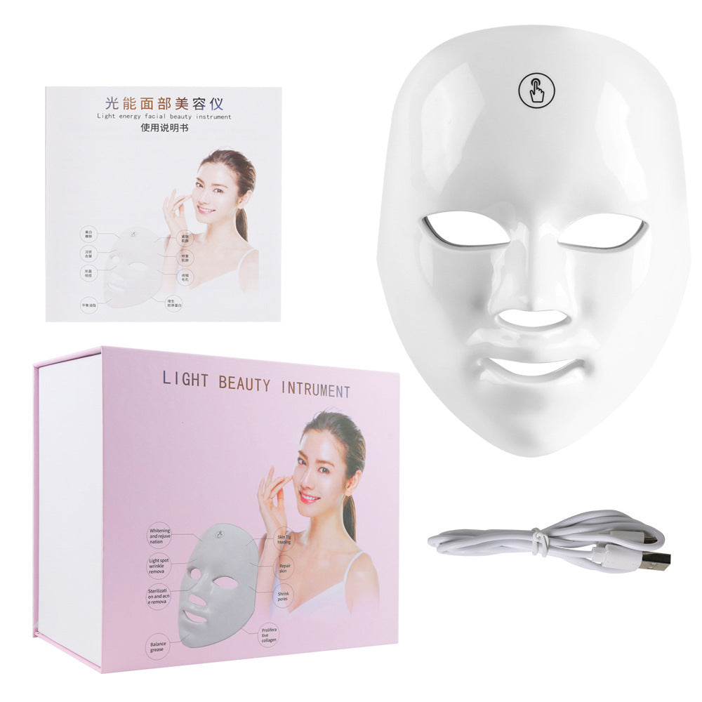 LED Face Mask Light Therapy 7 Color